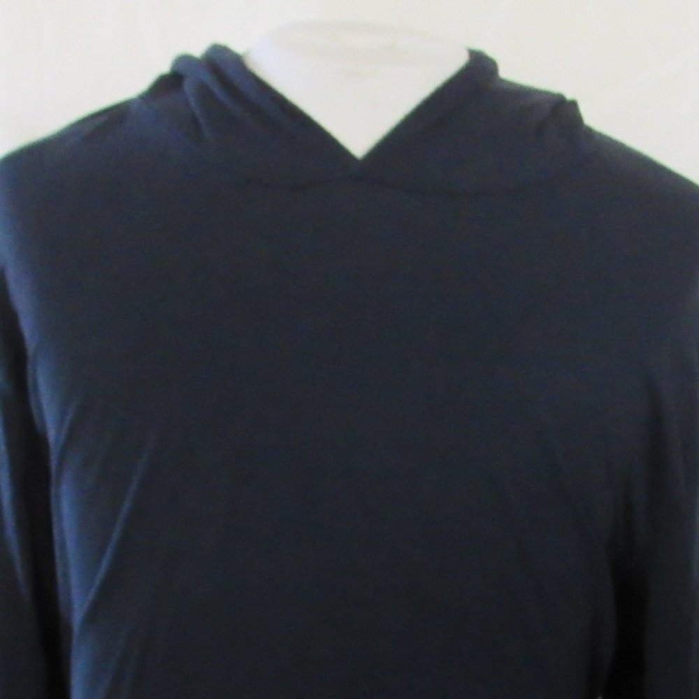 Two Blind Brothers Blue Hoodie Size XL Cotton/Rayon/Spandex Blend VERY SOFT EUC